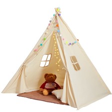VEVOR Kids Play Tent, Teepee Tent for Kids 1-5 Years Old, Tent for Kids with Win