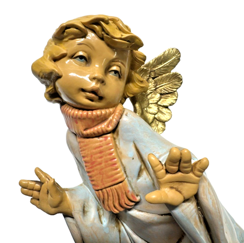 "Estatuilla de Belén Fuego Ángel Fontanini de Colección Italia 8"" Simonetti 1988, ¡Bonita! - Imagen 3 de 16