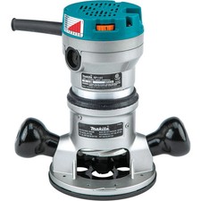 Makita Router 11-Amp 2-1/4 Hp Motor With 1/2In And 1/4In Collets