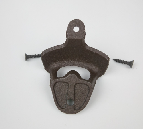Cast Iron Wall Mounted Bottle Opener OPEN HERE ~ NEW - Picture 2 of 4