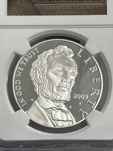 2009-P Lincoln Silver Dollar Bicentennial Pf69 Ultra Cameo - Picture 2 of 4