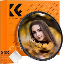 K&F CONCEPT 58/67/72/77/82mm Spiral Halo Filter Halo Swirl Special Effect Filter