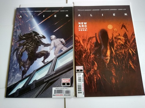 Marvel Comics Alien 6 und 7 Neu Story Arc Standard Cover 2021 Johnson Larroca