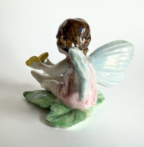 Vintage Iridescent Pastel Luster Fairy Figurine Napcoware Japan #856 LIA - Picture 3 of 7