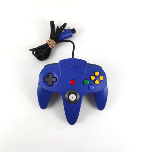 Nintendo 64 N64 Controller Blau NUS-005 Offiziell Getestet Funktioniert