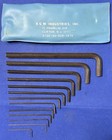 Vintage KGM Hex Allen Wrench 13 Piece Set 5120-00-529-1475