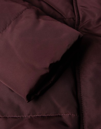 RRP€280 BOMBOOGIE Down Jacket Size 2 / M Quilted Raccoon Fur Trim Belted Hooded - Picture 10 of 12