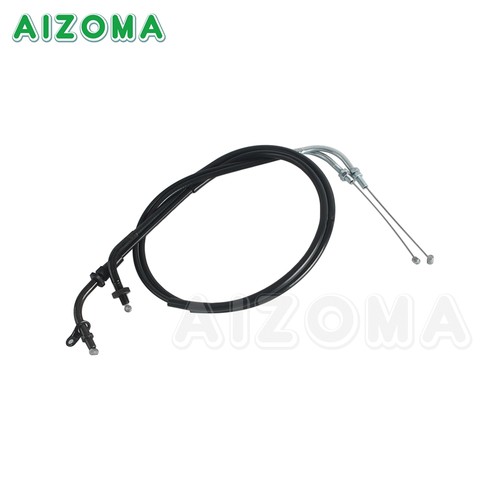 Moto Black Throttle Cable Wires For Yamaha XVS400 XVS650 DS400 DS650 1998-2016 - Picture 5 of 10