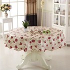 Premium Round Table Cloth in Gold/Rose/Sunflower for 6 seaters and 4 seaters