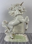 Lenox Classics “ The Regal Unicorn” Crafted Ivory Fine China 24k Gold Accent