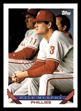 1993 Topps Dale Murphy #445 Philadelphia Phillies HIGH GRADE BEAUTY!