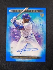 10/10 2024 Topps Inception Alexander Canario #BRES-AC Auto RC Blue A946