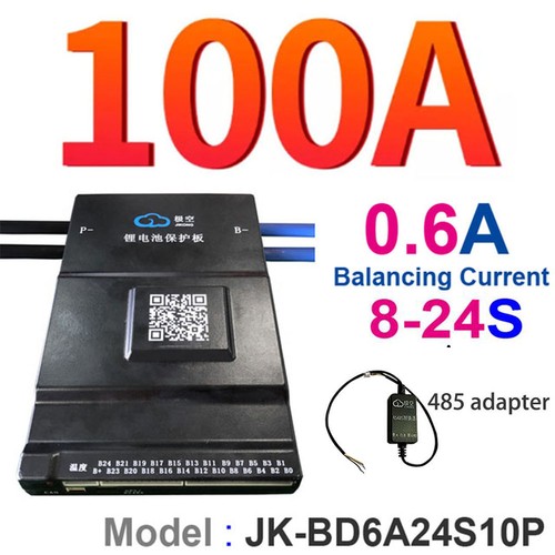JK Smart BMS 4S-24S 40-200A LiFePo4 Li-ion with Active Balancer BT/RS485/LCD lot - Picture 38 of 78