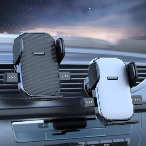 Support Téléphone Voiture avec Bras Clip Forte Parfait pour Appareils GPS et S - Photo 4 sur 15