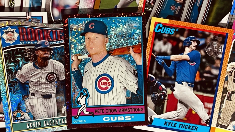 Lote de 50 tarjetas de los Chicago Cubs Topps inicio de béisbol Crow-Armstrong Foto 2 de 4