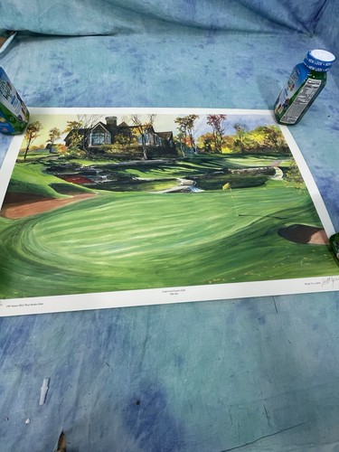 Loch Loyd Country Club 18th Hole JAMES JIM RYON (1935-2016) Signed Artist Proof - Picture 2 of 24