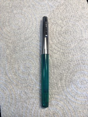 Sheaffer School Transparent Green w/ Chrome Cap Fountain Pen - Medium Nib