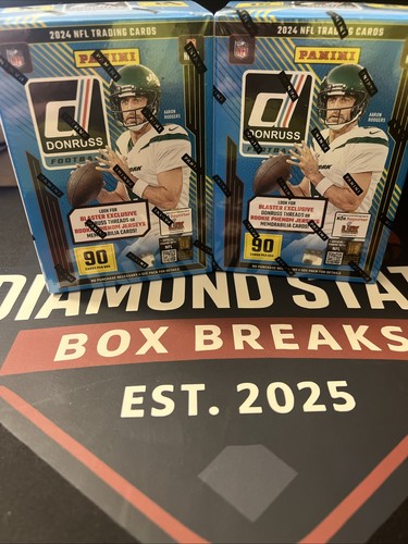 2024 Panini Donruss Football Blaster Box Target Exclusive Blue Lot Of 2