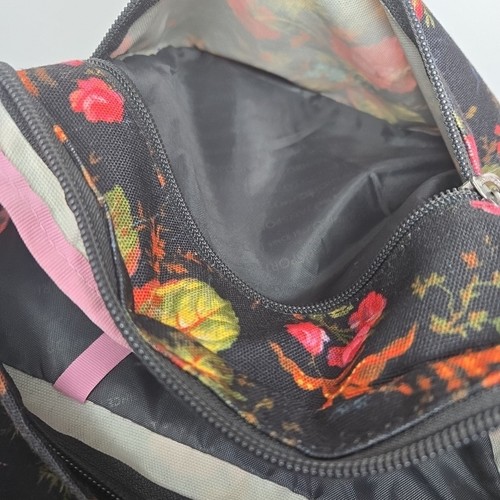 JANSPORT Blumen Rucksack Lederboden Reise Arbeit oder Laptop Buchtasche Skater - Bild 16 von 16
