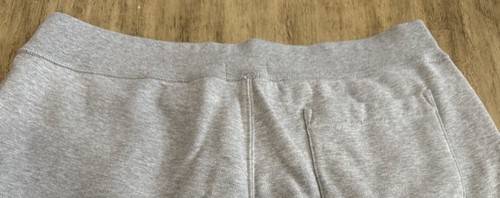 Polo Ralph Lauren pantaloncino felpato pile uomo XL tasche coulisse grigio 8,5" - Foto 5 di 10