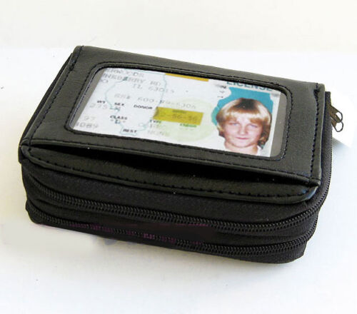 Portafoglio donna in pelle con blocco RFID 2 zip porta carte fisarmonica - Foto 5 di 11