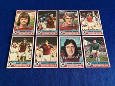 Topps Red Back Aston Villa Football Trade Cards 1977-78 - 8 All Different