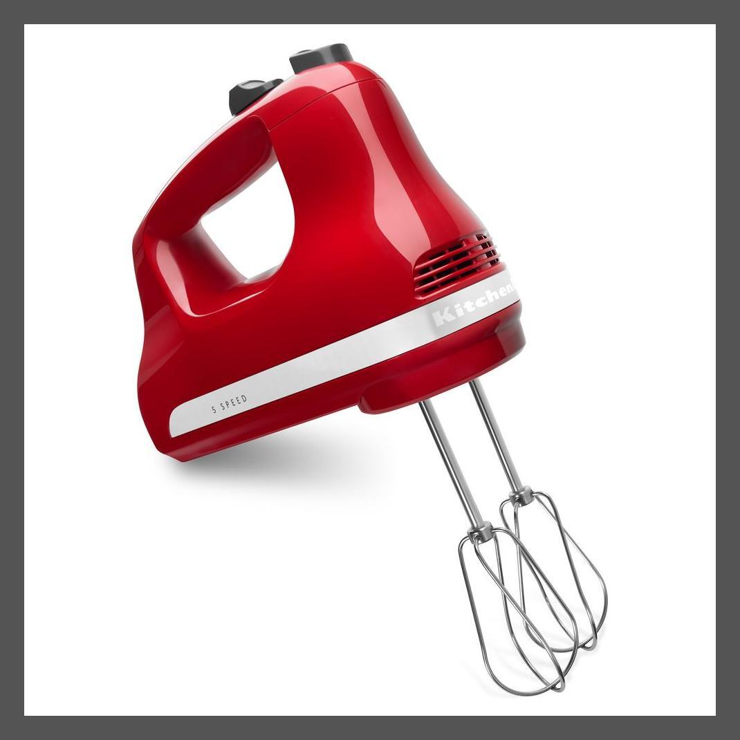 KitchenAid Ultra Power 5-Speed Hand Mixer - KHM512 - Empire Red
