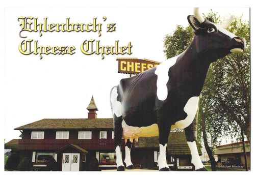 Ehlenbach's Cheese Chalet Postcard DeForest Wisconsin Advertising - Picture 1 of 2