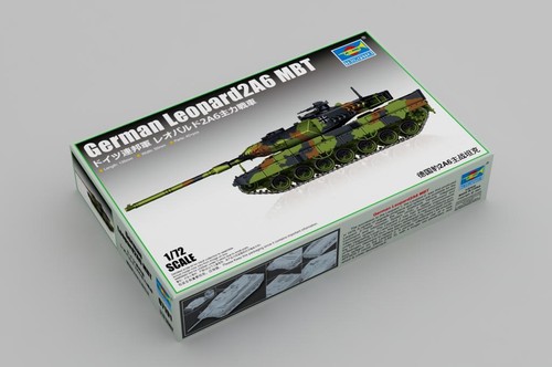TRUMPETER 07191 1/72 Scale German Leopard2A6 MBT Model Kit - Picture 2 of 7