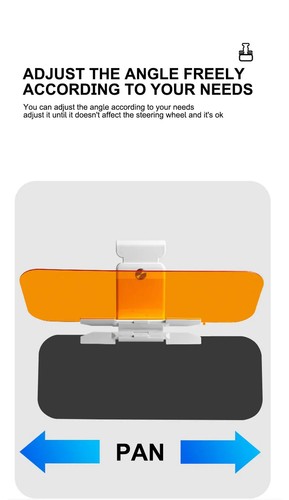 Visiera Parasole Auto Polarizzata Antiriflesso Antiabbagliamento Blocco UV Parasole - Foto 16 di 24