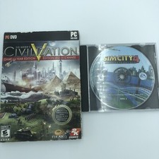 Sid Meier's Civilization V: Game of the Year Edition (PC, 2011) And Simcity 4