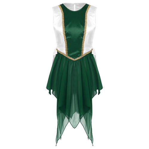 Women Robe Color Block Dress Lyrical Tunic Ballroom Festival Worship Costume - Bild 44 von 52