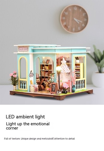 Rolife Dollhouse Miniature Kit DIY 3D Wooden with LED Lights Adult Toy Home Gift - Picture 65 of 244