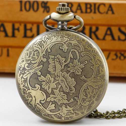 Assassin's Creed BRONZE Quartz Pocket Watch FULL HUNTER Necklace Gift for GAMERS - Picture 6 of 8