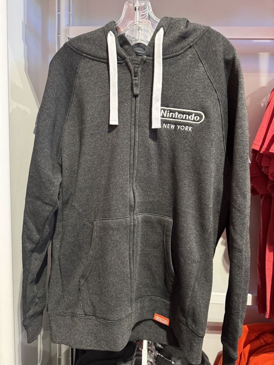 Nintendo New York Racetrack Charcoal Zip Up Hoodie Nintendo Nintendo New York Racetrack Charcoal Zip Up Hoodie Nintendo