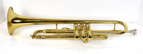 Amati Kraslice Trumpet Vintage 1950-1955? 073274 With Case - Picture 9 of 16