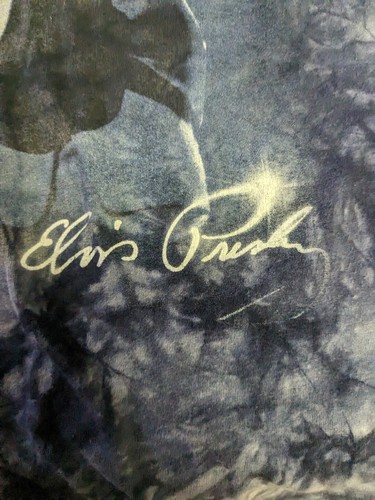 RARE Elvis Presley Sleeveless Shirt Men's XL Malibu Blue Tie Dye Official Merch. - Picture 5 of 6