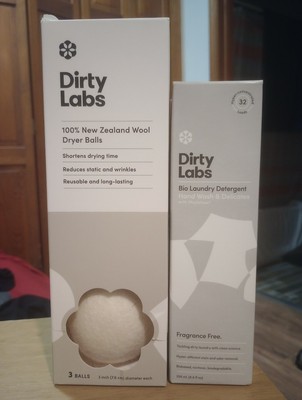 Laundry Detergent & 100% New Zealand Wool Dryer Balls  Get Both As A Package
