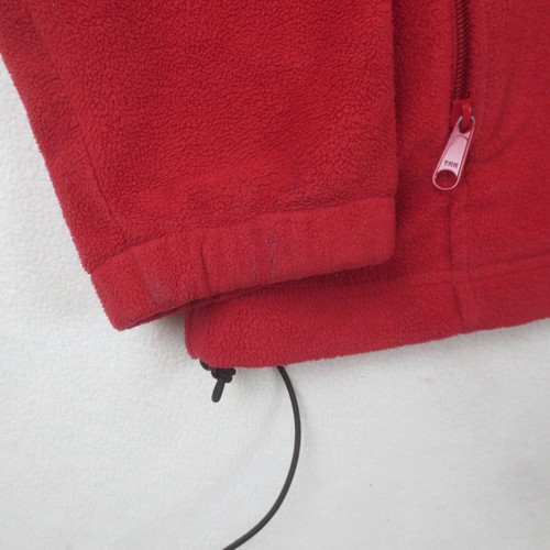 Columbia June Lake Fleece Jacket Women Plus 2X Red Full Zip Outdoors Hiking FLAW - Picture 4 of 13