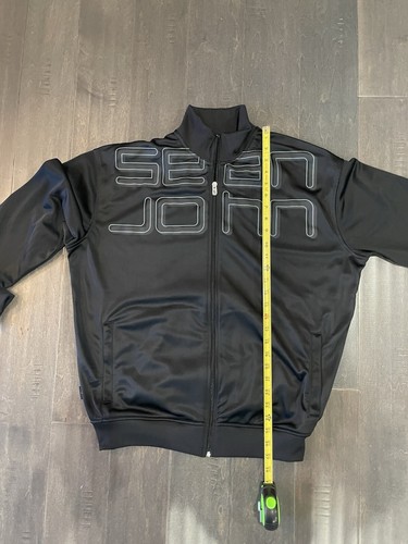 Sean John Track Jacket Mens- BLACK & GRAY - SIZE MEDIUM - Picture 4 of 5