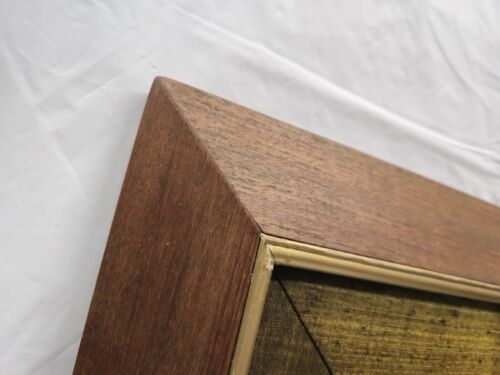 ANTIQUE REPOUSSE COPPER TIBETAN WHEEL OF LIFE Finest Detail Teak Frame 18×21 - Picture 6 of 24