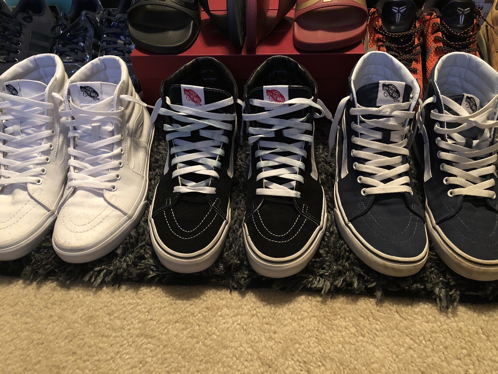 Men’s Vans Sk8 Hi Lot Men’s Vans Sk8 Hi Lot