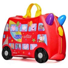Image of Trunki Peppa Pig Party Bus Ride On Hardside Case Red (3-6 Years)
