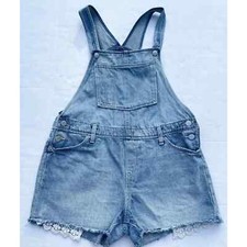 Girls Size 16 XXL Old Navy Denim Overalls Excellent Condition