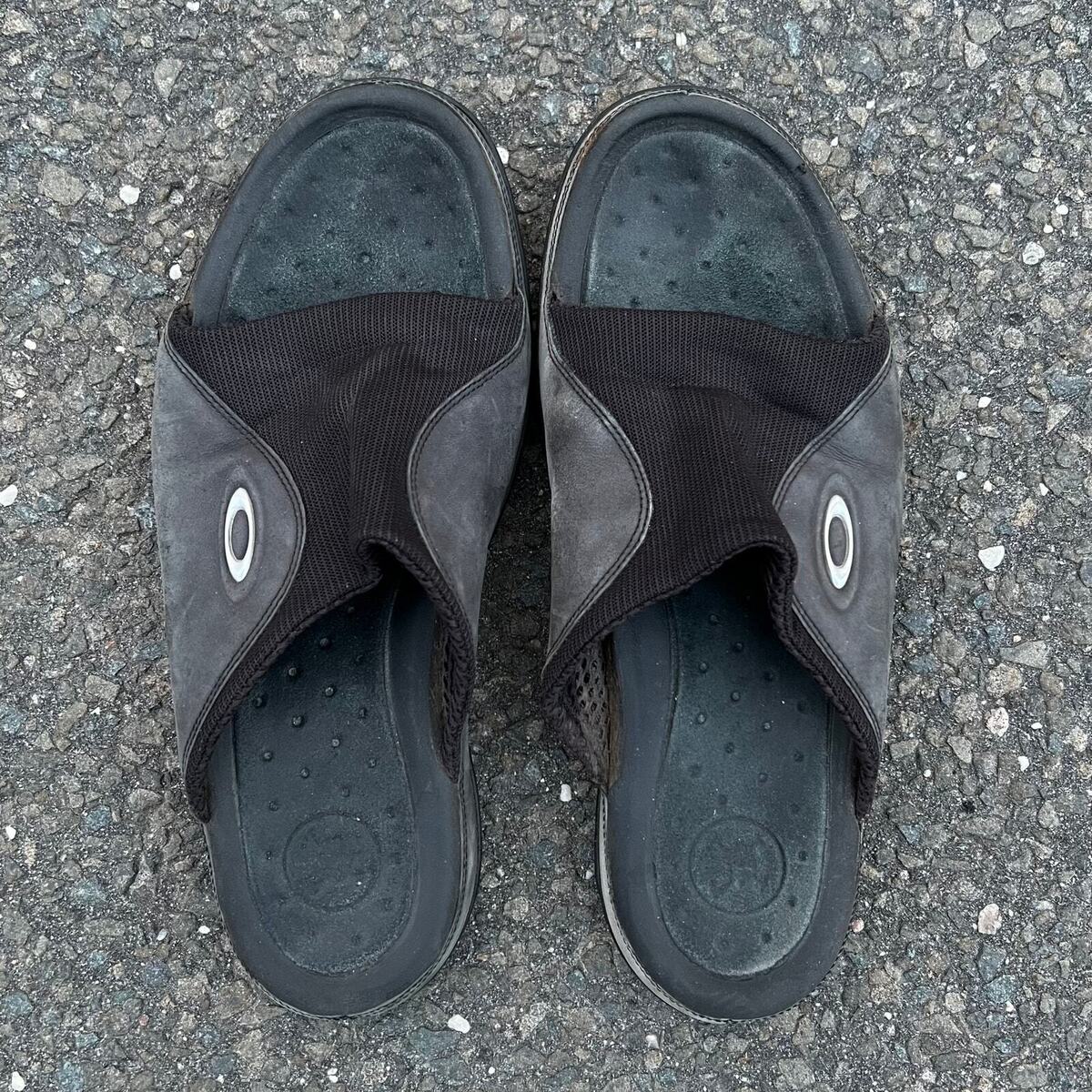 Vintage y2k oakley slides flip flop sandal black shoes | eBay Vintage y2k oakley slides flip flop sandal black shoes | eBay