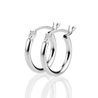 Hoop Earrings Silver Heartbreaker Dragon Rock LD MR 21 Earring 20mm For Pendant