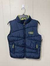 NWT Boy's "Chiboogi" by H M Zip Front Water Proof Navy Puffer Vest 10 Youth