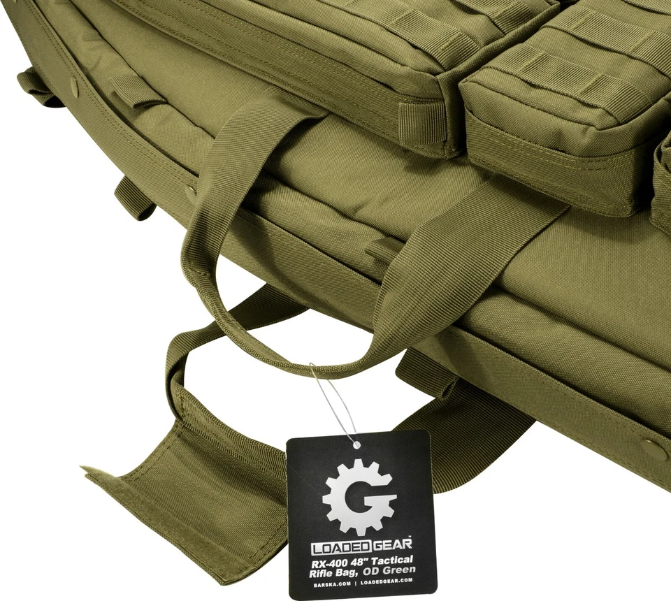 Barska Loaded Gear RX-600, 46 inch Tactical Rifle Bag, Olive Drab Green, BI12554 - Image 4 of 4