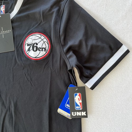 NBA Ultra Game Time Philadelphia 76ers Men's Small Shirt Soft Mesh V-Neck New - Picture 2 of 9