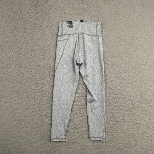 Adidas 7/8 Leggings Womens Medium Tight Fit High Rise Gray Activewear Workout - Picture 12 of 13